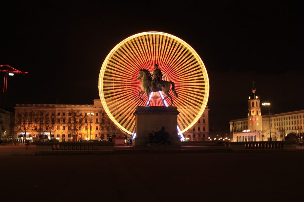 Place Bellecour à Lyon