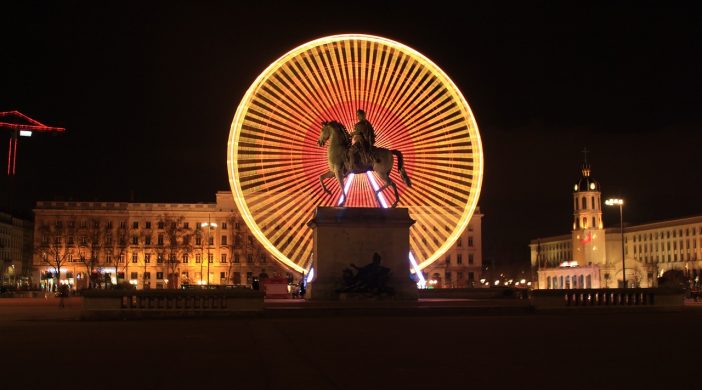 Place Bellecour à Lyon